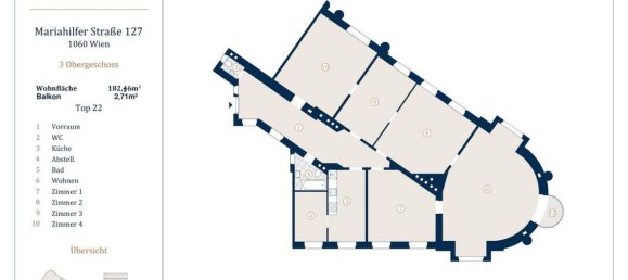 4 rooms Apartment in Mariahilf, Austria No. 128012 9