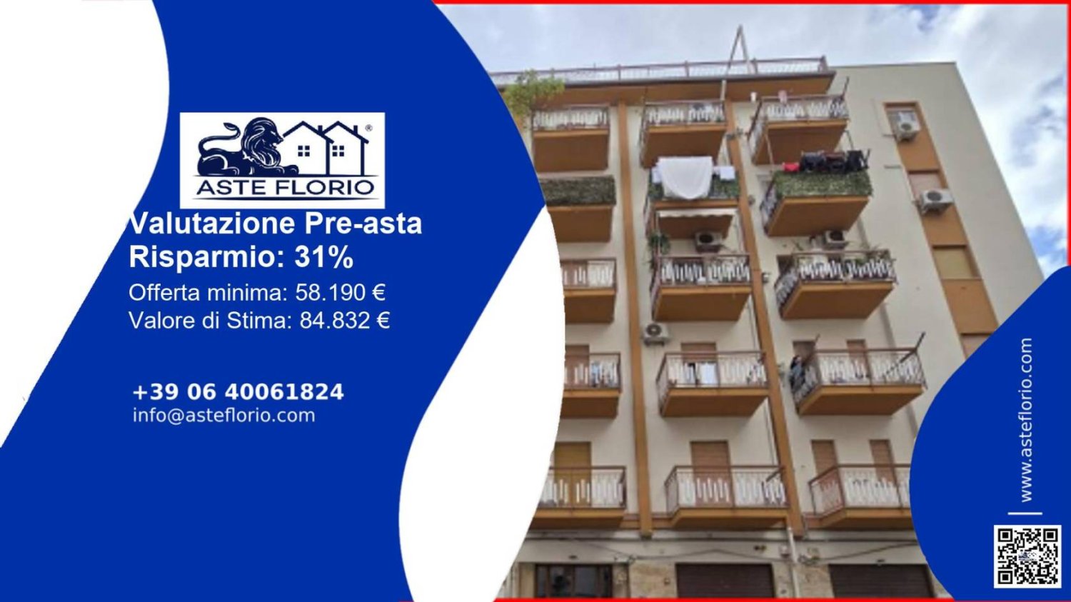 Apartamento T2 em Palermo, Italy N.º 361002