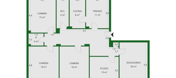 5 rooms Apartment in Bologna, Italy No. 24922 48