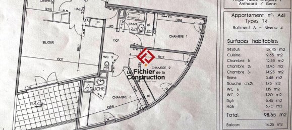 3 bedrooms Apartment in Grenoble, France No. 243678 4