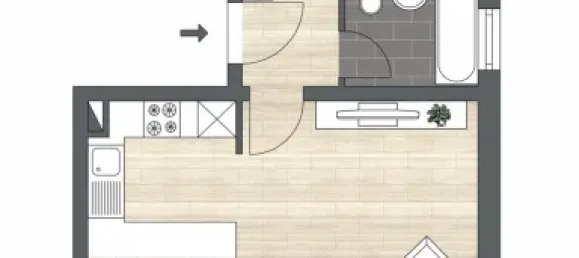 Apartamento T1 em Rems-Murr-Kreis, Germany N.º 115970 2