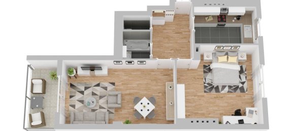 2غرفة شقة في Vienna, Austria رقم 156262 10