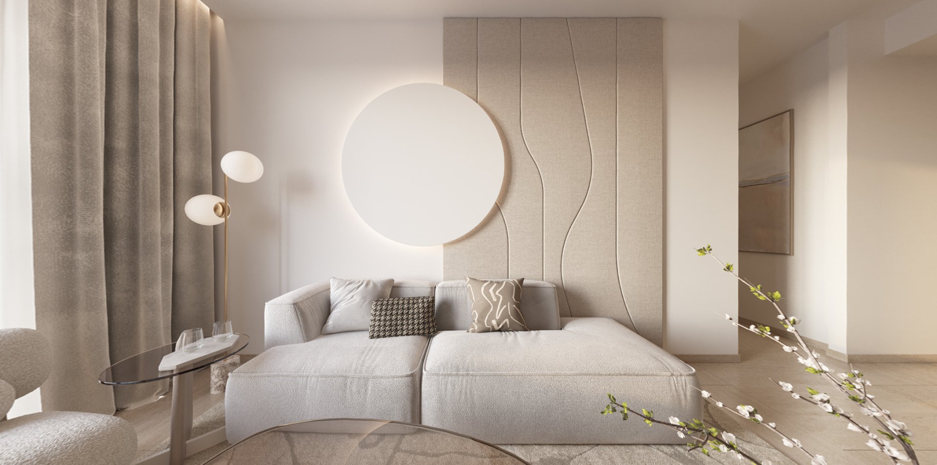 Студия в SkyHills Astra, Аль-Барша, ОАЭ № 64287