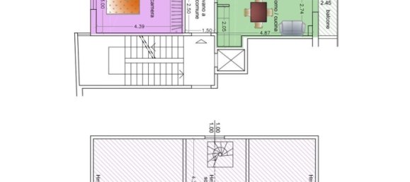 2 rooms Apartment in Florence, Italy No. 37199 23