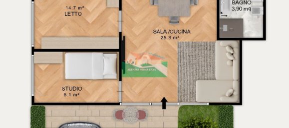 3 rooms Apartment in Ravenna, Italy No. 290630 10