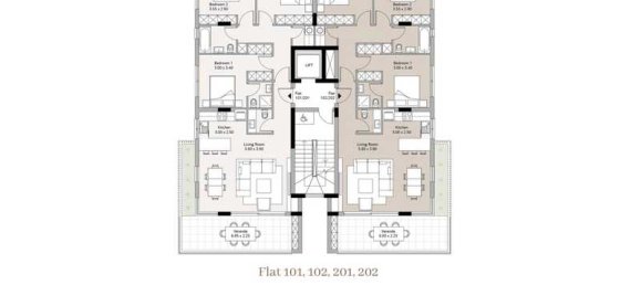 3 Schlafzimmer Wohnung in Limassol, Cyprus, Nr. 14028 6