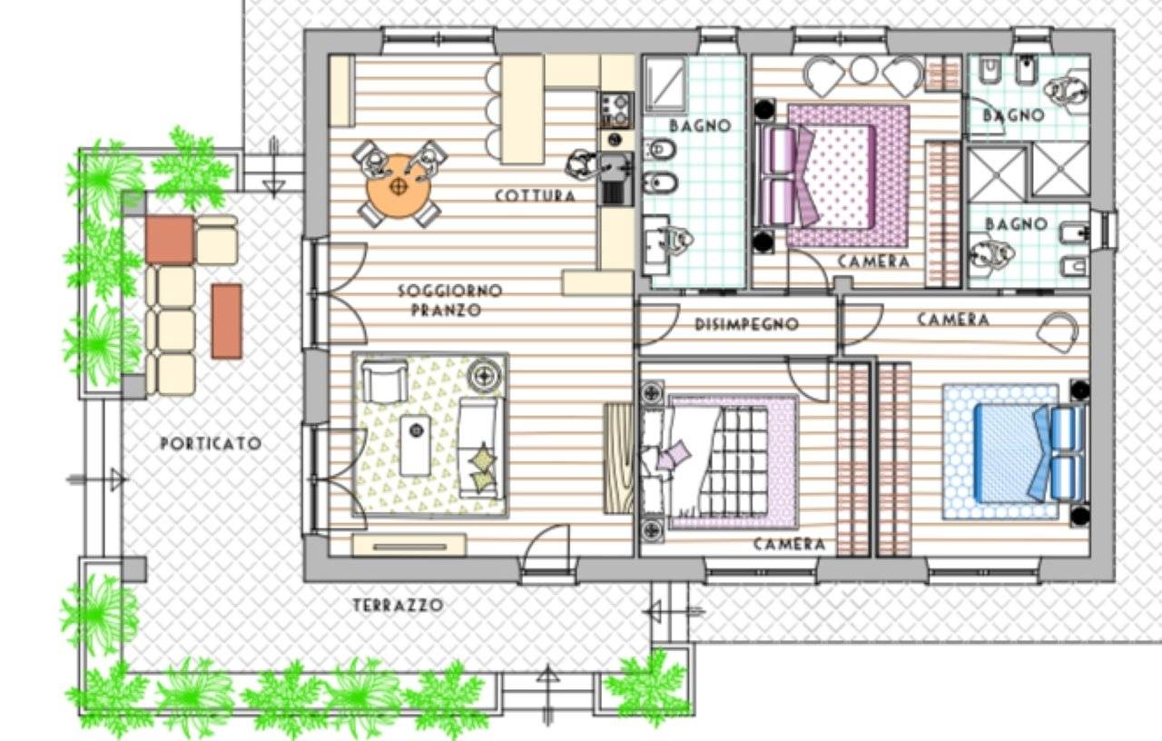 Вилла с 3 спальнями в Пьетрасанта, Италия № 189644
