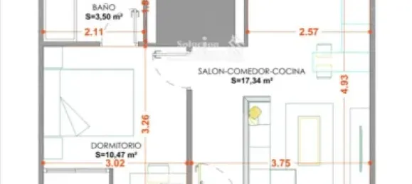 Apartamento T1 em Salamanca, Spain N.º 18106 4