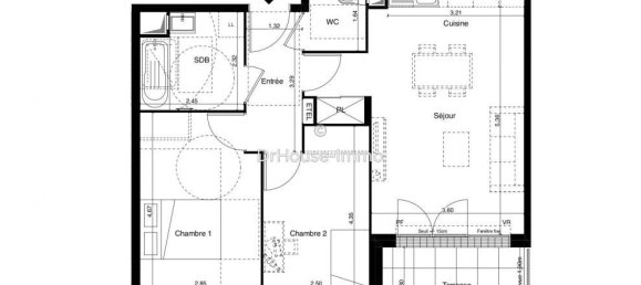 2 Schlafzimmer Wohnung in Coulommiers, France, Nr. 151657 4