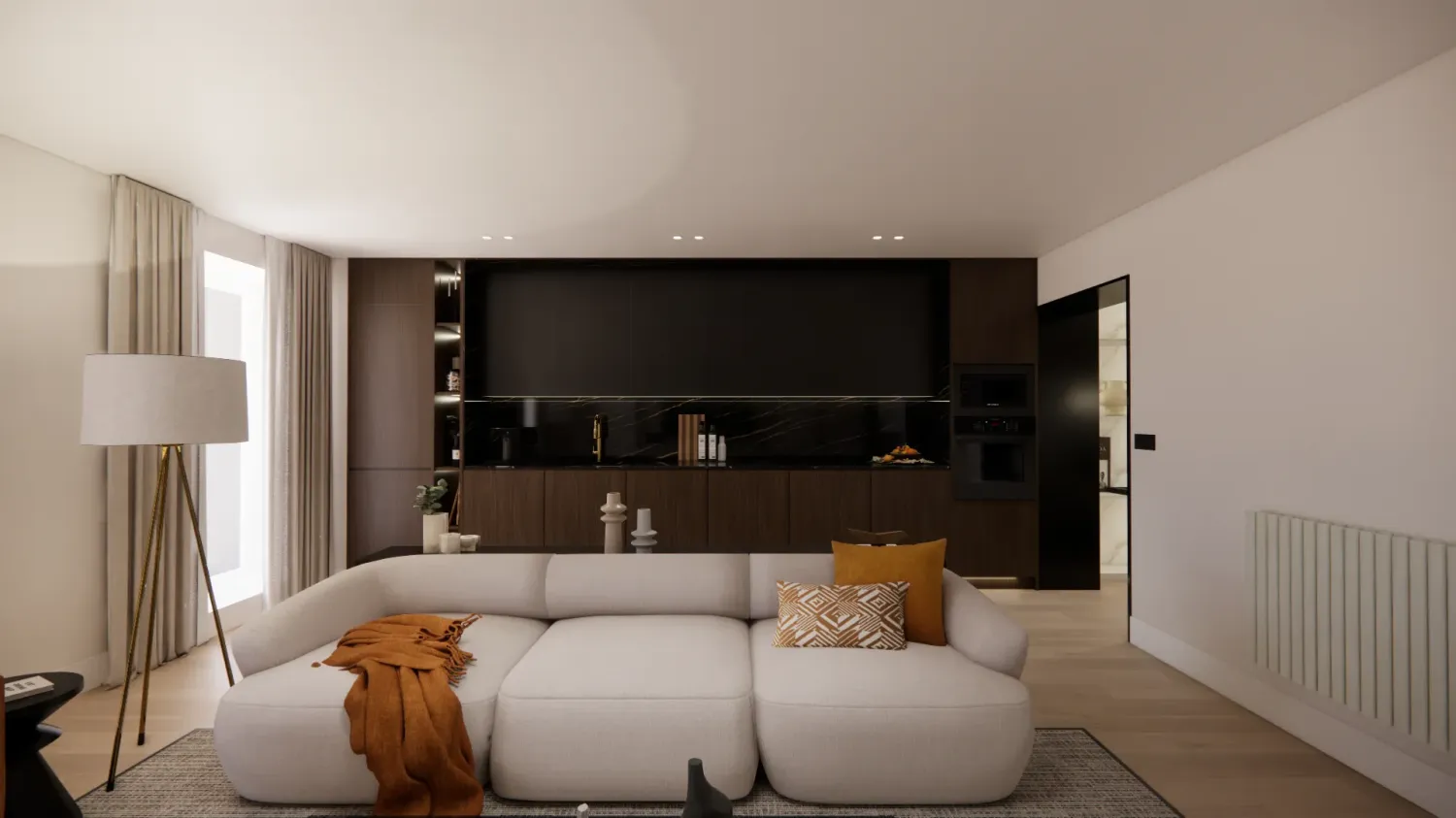 Apartamento de 3 dormitorios en Madrid, Spain No. 126792