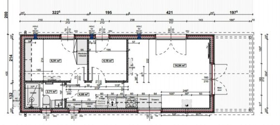2 غرف نوم بنغالو في Rostock, Germany رقم 139520 11