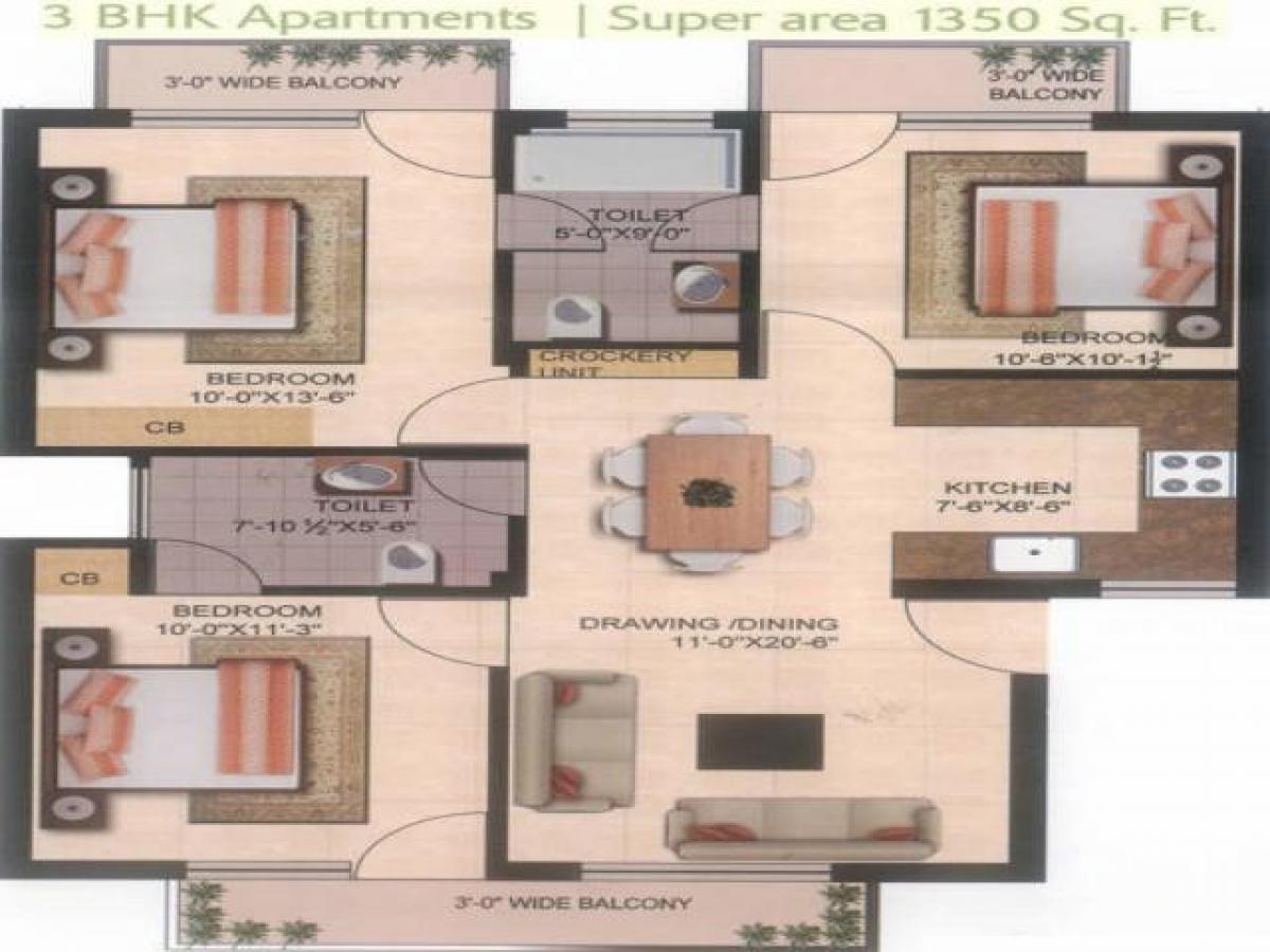 3 bedrooms House in Mohali, India No. 47992