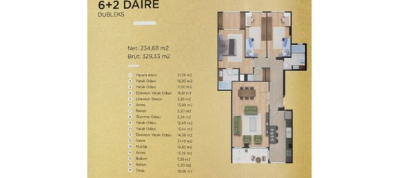 4 rooms Apartment in Beylikduezue, Turkey No. 27247 25
