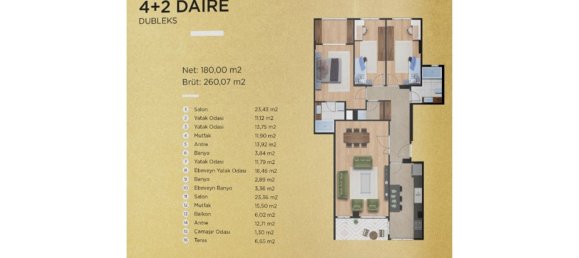 4 rooms Apartment in Beylikduezue, Turkey No. 27247 23