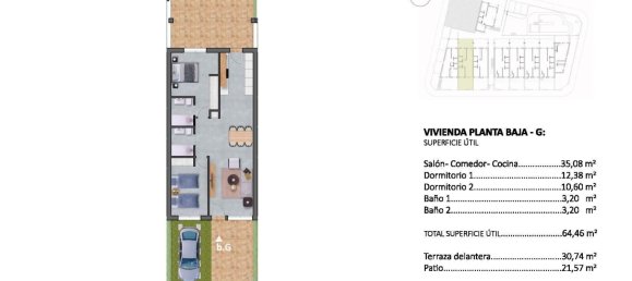 2 bedrooms Bungalow in Pilar de la Horadada, Spain No. 287174 18