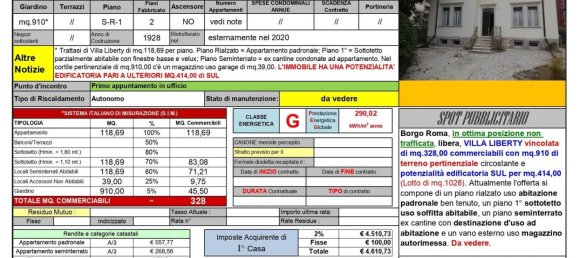 9 rooms Villa in Verona, Italy No. 225172 3