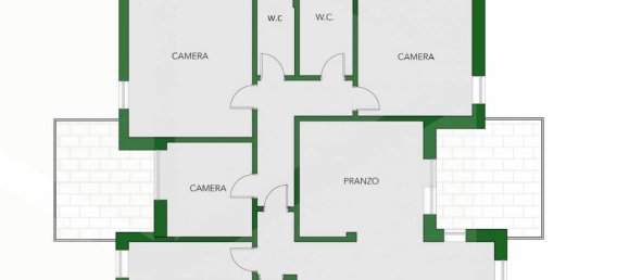 Apartamento de 4 habitaciónes en Matera, Italy No. 20501 2