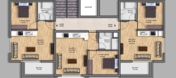 Apartment 1+1 in Antalya, Turkey No. 31412 29