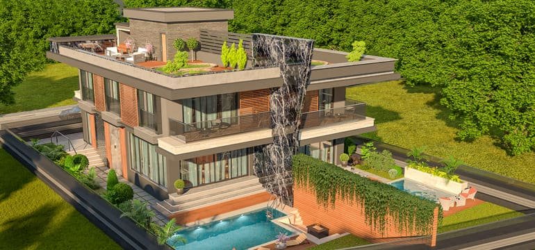 Villa 3+1 in Avsallar, Turkey No. 1853