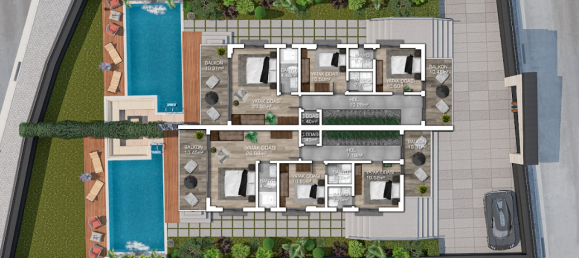 Villa 3+1 in Avsallar, Turkey No. 1853 12