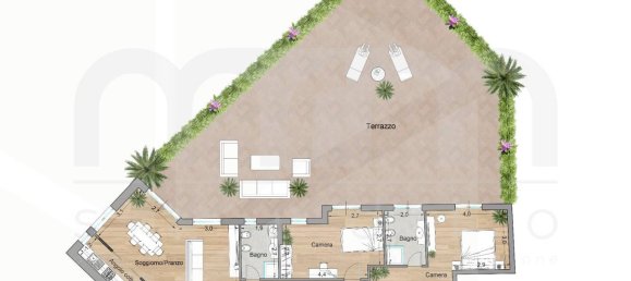 5 rooms Apartment in Pescara, Italy No. 19955 3