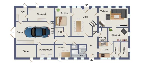 7 Schlafzimmer Haus in Lüneburg, Germany, Nr. 205126 15