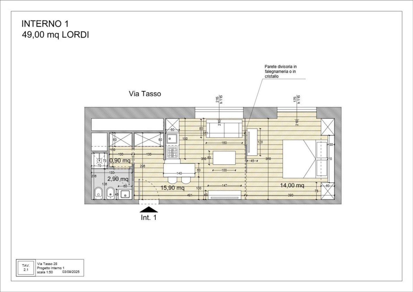 Apartamento de 2 dormitorios en Rome, Italy No. 381921