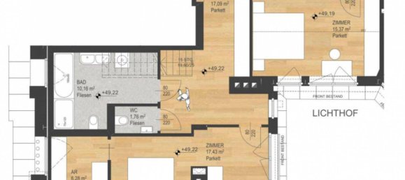 Penthouse de 3 divisões em Wahring, Austria N.º 198290 15