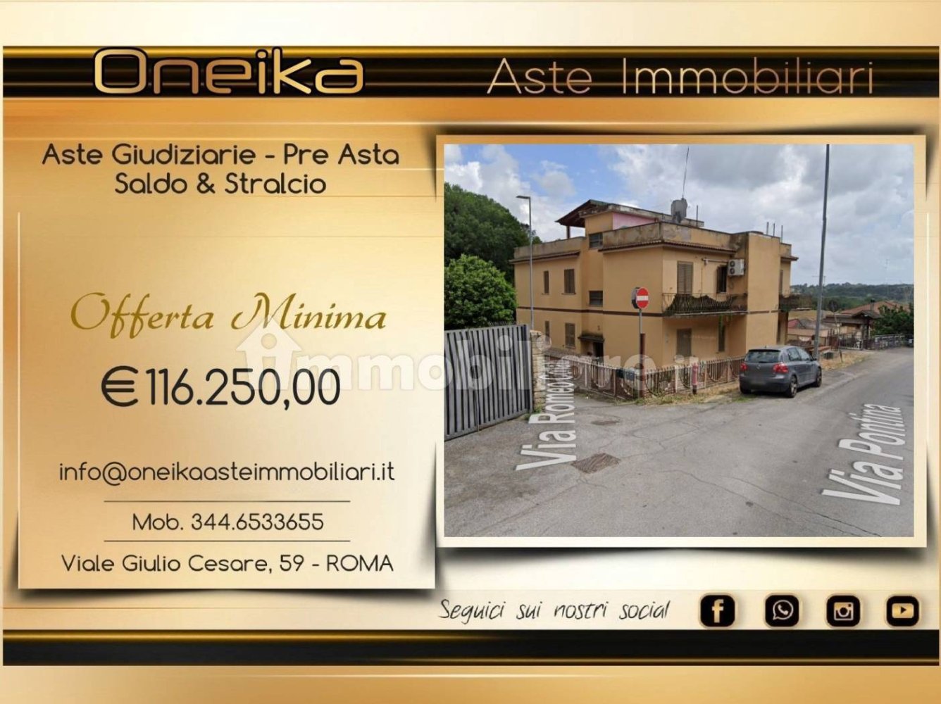 3 غرف نوم شقة في Rome, Italy رقم 360346