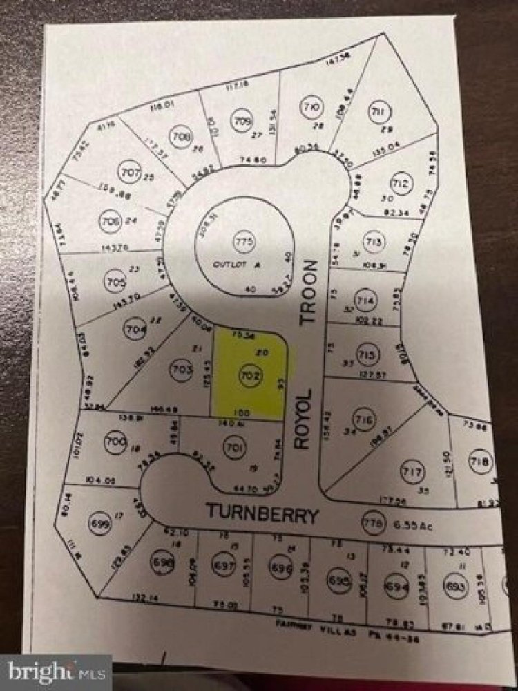  قطعة أرض في Dagsboro, USA رقم 500836