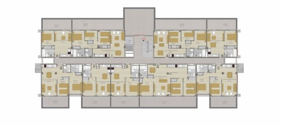 Квартира с 3 спальнями в Дения, Испания № 7151 7