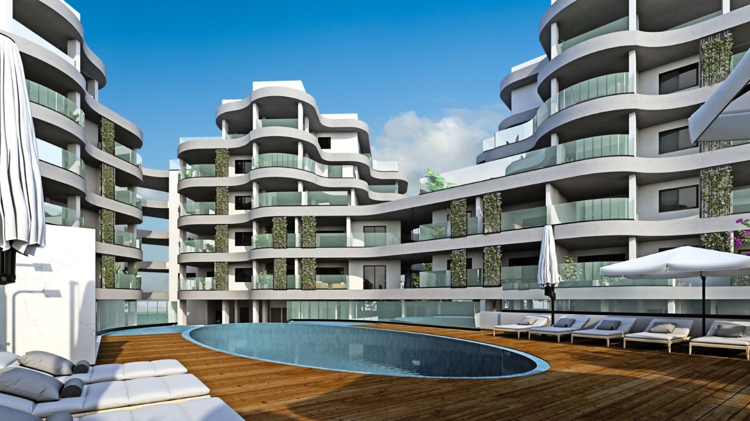 Apartamento T2 em Oroklini, Cyprus N.º 35405