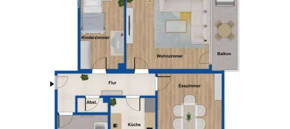 3غرفة شقة في Kulmbach, Germany رقم 270356 7