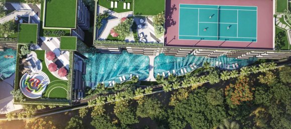 Apartamento de 4 divisões em Pattaya, Thailand N.º 77438 8