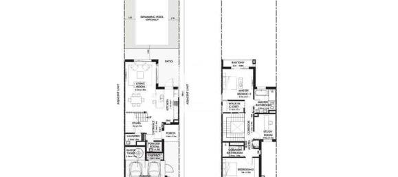 2 chambres Maison de ville à Yas Island, UAE No. 17376 3