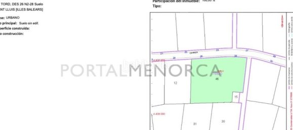 Terrain à Menorca, Spain 2023m² No. 162736 3