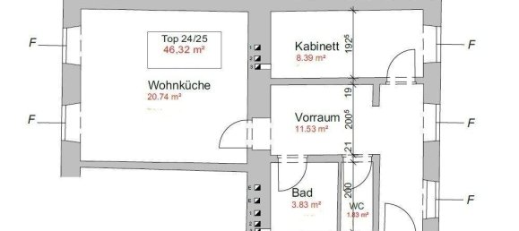 2 rooms Apartment in Ottakring, Austria No. 53764 3