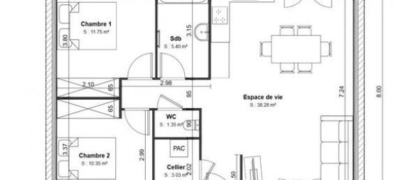 2 bedrooms House in Saint-Etienne-sur-Suippe, France No. 310909 3