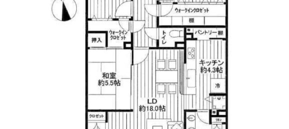 3 Schlafzimmer Wohnung in Chiba, Japan, Nr. 2585 2