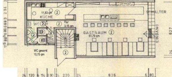 Café / restaurante de 4 divisões em Darmstadt-Dieburg, Germany N.º 189049 6