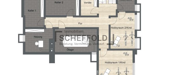 3 Schlafzimmer Bungalow in Biberach, Germany, Nr. 352211 15