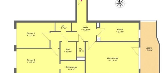 3 rooms Apartment in Ottakring, Austria No. 147873 8