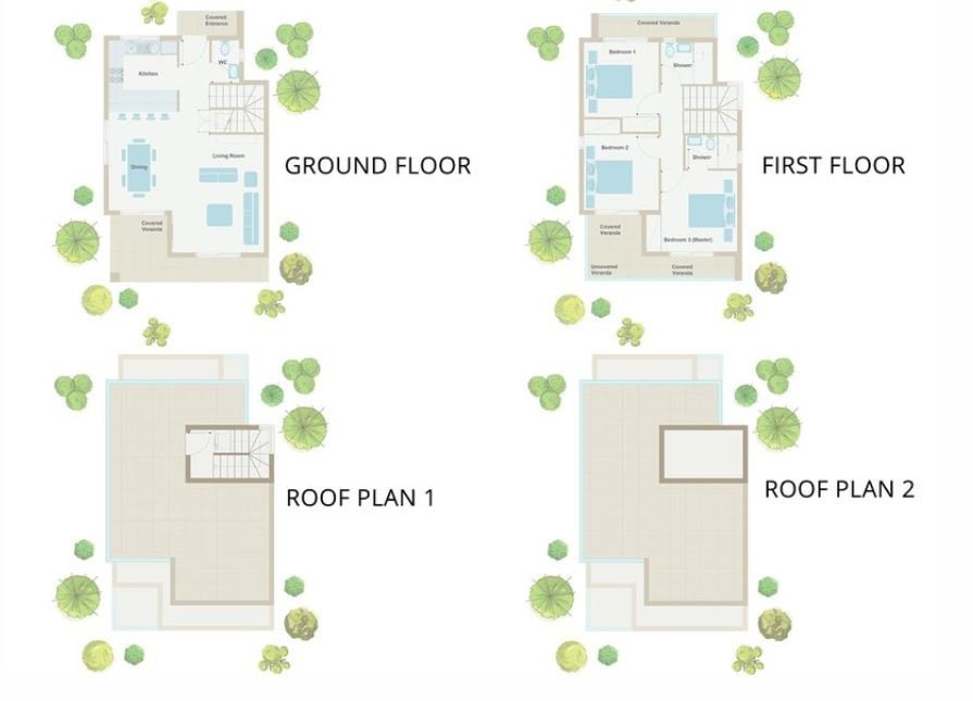 3 غرف نوم منزل في Pegeia, Cyprus رقم 9592