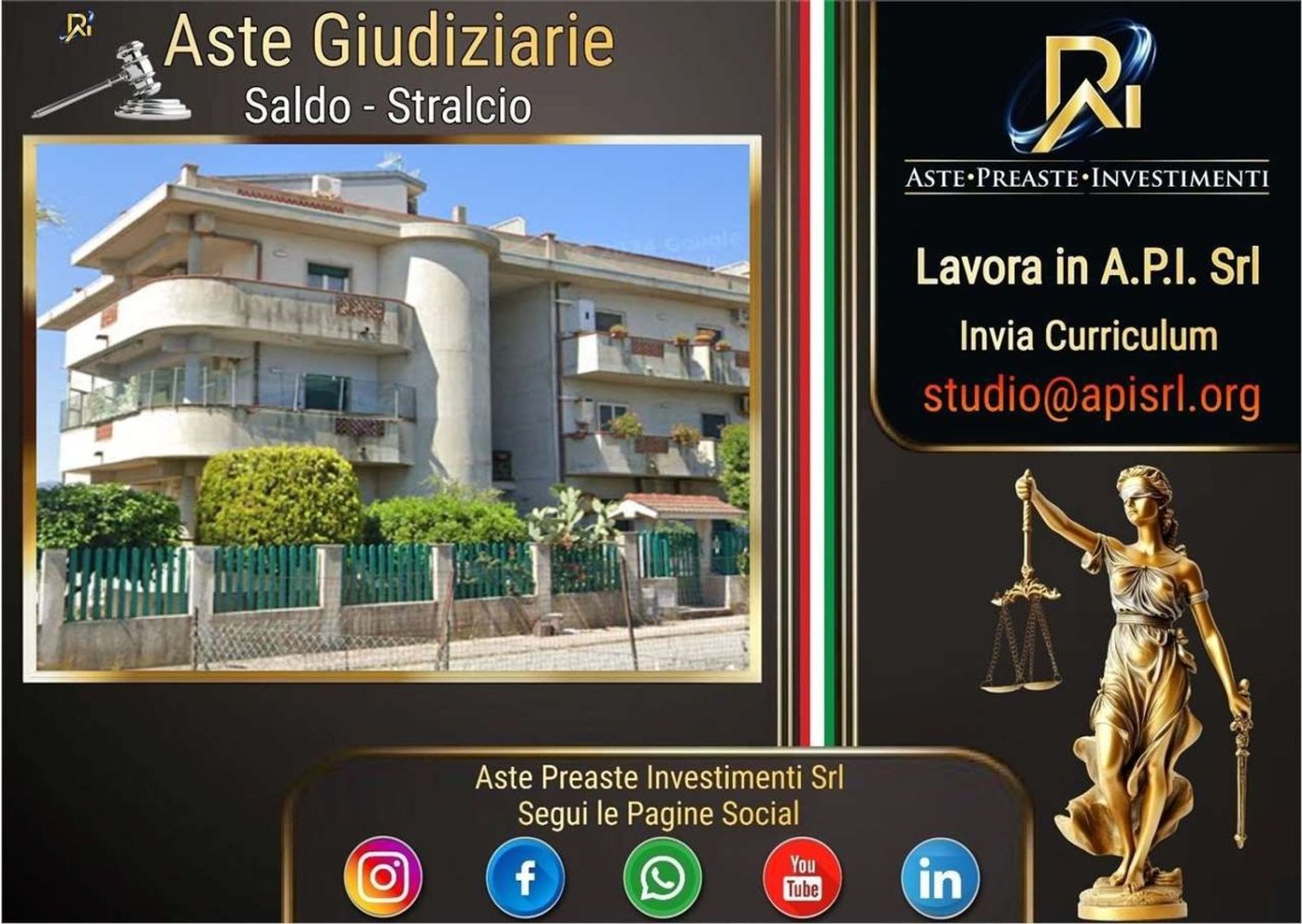 Apartamento de 6 habitaciónes en Bianco, Italy No. 187938