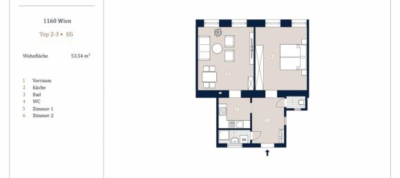 2غرفة شقة في Ottakring, Austria رقم 225824 9