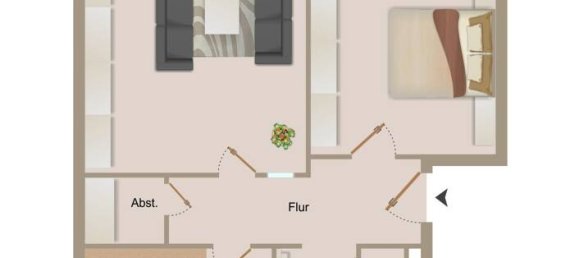 Квартира с 1 спальней в Вильгельмсхафен, Германия № 295353 17