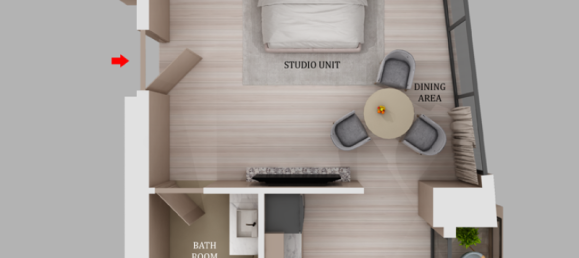 استوديو في مرسى دبي, UAE رقم 121388 3