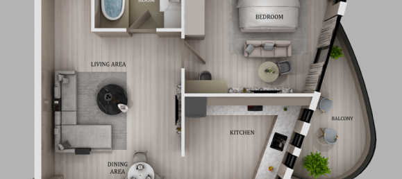 استوديو في مرسى دبي, UAE رقم 121388 4