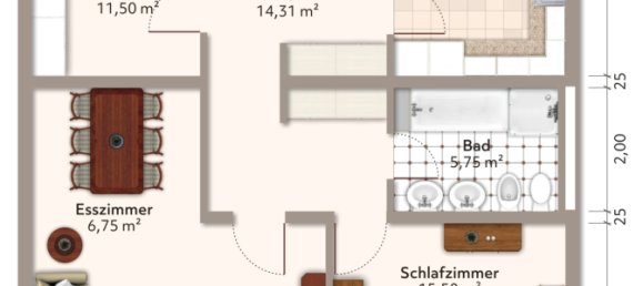 Apartamento de 2 dormitorios en Germersheim, Germany No. 277166 15