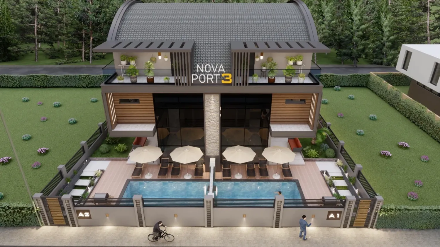 شقة 4+1 في Mugla, Turkey رقم 32490